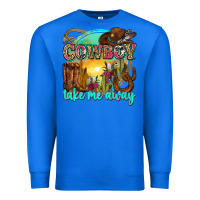 True Royal cowboy take me away Premium Sweatshirt - Zillion Design Studio