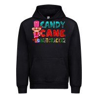 Black candy cane and pink nutcracker ado Urban Hoodie - AdoDesignShop