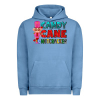 Pigment Pebble Blue candy cane and pink nutcracker ado Urban Hoodie - AdoDesignShop