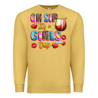 Antique Gold oh sip its a girls Premium Sweatshirt - texasbilliewilder