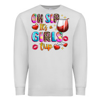 Dove Grey oh sip its a girls Premium Sweatshirt - texasbilliewilder