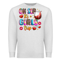 Oatmeal Heather oh sip its a girls Premium Sweatshirt - texasbilliewilder