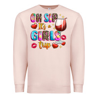 Pale Pink oh sip its a girls Premium Sweatshirt - texasbilliewilder