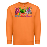 Carrot peace love gnome summer Premium Sweatshirt - texasbilliewilder