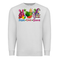 Dove Grey peace love gnome summer Premium Sweatshirt - texasbilliewilder