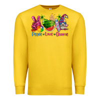 Lemon peace love gnome summer Premium Sweatshirt - texasbilliewilder