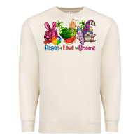 Sandshell peace love gnome summer Premium Sweatshirt - texasbilliewilder