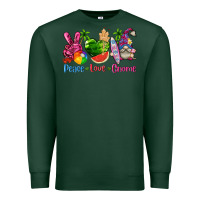 Sports Green peace love gnome summer Premium Sweatshirt - texasbilliewilder