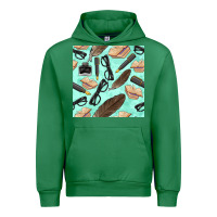 Emerald literature seamless pattern Urban Hoodie - BundleAndBundleShop