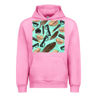 Fuchsia Pink literature seamless pattern Urban Hoodie - BundleAndBundleShop