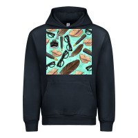 Navy literature seamless pattern Urban Hoodie - BundleAndBundleShop