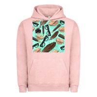 Pigment Salmon literature seamless pattern Urban Hoodie - BundleAndBundleShop