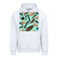 White literature seamless pattern Urban Hoodie - BundleAndBundleShop