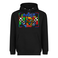 Black autism mom checkered flag Heavyweight Hoodie - Zillion Design Studio