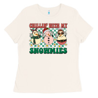 Bone Chillin with my Snowmies Ladies Tee - BarkalooDesign