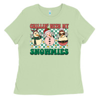 Matcha Chillin with my Snowmies Ladies Tee - BarkalooDesign