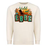 Sandshell wild and free cowgirl horse desert Premium Sweatshirt - Zillion Design Studio