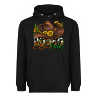 Black rodeo baby western Heavyweight Hoodie - texasbilliewilder