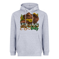 Heather Grey rodeo baby western Heavyweight Hoodie - texasbilliewilder