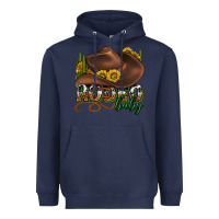 Navy rodeo baby western Heavyweight Hoodie - texasbilliewilder