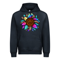Navy sunflower tie dye Urban Hoodie - JahusDesignShop