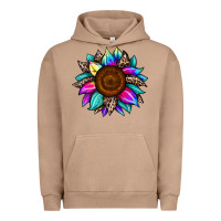 Pigment Burro sunflower tie dye Urban Hoodie - JahusDesignShop