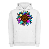 Pigment Lunar Rock sunflower tie dye Urban Hoodie - JahusDesignShop