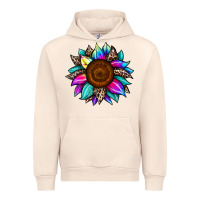 Sandshell sunflower tie dye Urban Hoodie - JahusDesignShop
