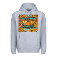 Heather Grey hello pumpkin season tumbler Premium Hoodie - Artiststas