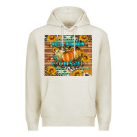Oatmeal Heather hello pumpkin season tumbler Premium Hoodie - Artiststas