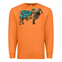 Carrot brahman bull gemstone turquoise and sunflower Premium Sweatshirt - RanaPortraitStore
