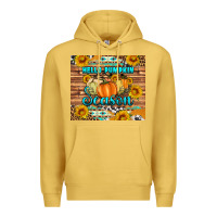 Antique Gold hello pumpkin season tumbler Premium Hoodie - Artiststas
