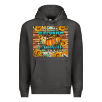 Charcoal Heather hello pumpkin season tumbler Premium Hoodie - Artiststas
