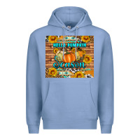 Colony Blue hello pumpkin season tumbler Premium Hoodie - Artiststas