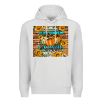 Dove Grey hello pumpkin season tumbler Premium Hoodie - Artiststas