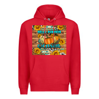 Red hello pumpkin season tumbler Premium Hoodie - Artiststas