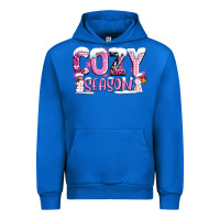 Pink Cozy Season With Snowman Ado Urban Hoodie | Teevron
