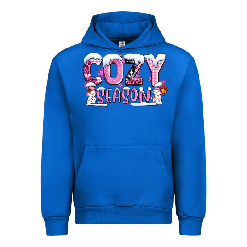 Pink Cozy Season With Snowman Ado Urban Hoodie by AdoDesignShop | Teevron