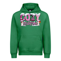 Emerald pink cozy season with snowman ado Urban Hoodie - AdoDesignShop