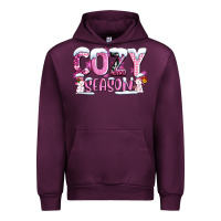 Mauve Wine pink cozy season with snowman ado Urban Hoodie - AdoDesignShop