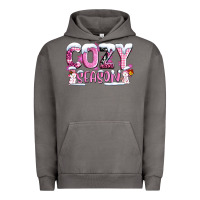 Pigment Tornado pink cozy season with snowman ado Urban Hoodie - AdoDesignShop