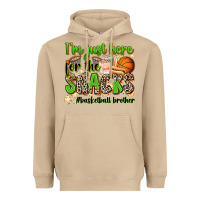 Mushroom im just here for the snacks basketball brother Heavyweight Hoodie - Zillion Design Studio