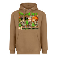 Toasted Coconut im just here for the snacks basketball brother Heavyweight Hoodie - Zillion Design Studio