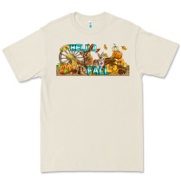 Bone Hello Fall Rabbit Premium Tee - LillyAllenDesigns