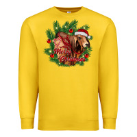 Lemon merry Christmas brahman bull Premium Sweatshirt - RanaPortraitStore