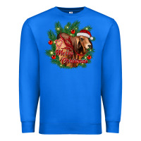 True Royal merry Christmas brahman bull Premium Sweatshirt - RanaPortraitStore