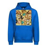 Cobalt history seamless pattern Urban Hoodie - BundleAndBundleShop