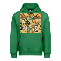 Emerald history seamless pattern Urban Hoodie - BundleAndBundleShop