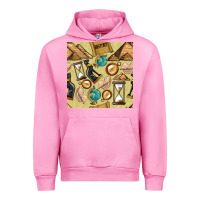 Fuchsia Pink history seamless pattern Urban Hoodie - BundleAndBundleShop