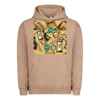 Pigment Burro history seamless pattern Urban Hoodie - BundleAndBundleShop